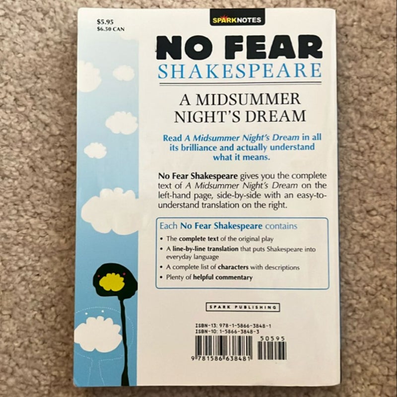 A Midsummer Night's Dream (No Fear Shakespeare)