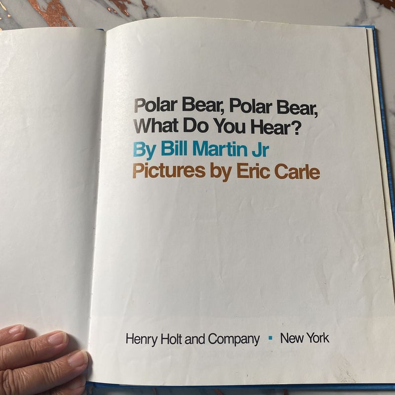 Polar Bear, Polar Bear, What Do You Hear?