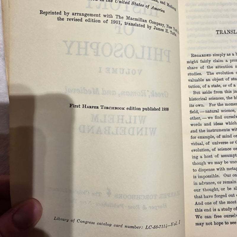 1958 publication A History of Philosophy 