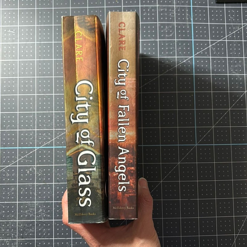 City of Glass Book and City of Fallen Angels