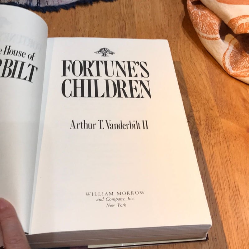 1989 1st ed./1st * Fortune's Children