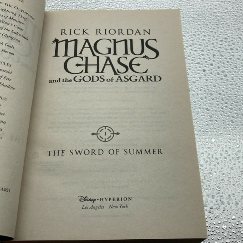 Magnus Chase and the Gods of Asgard Book 1 the Sword of Summer (Magnus Chase and the Gods of Asgard Book 1)