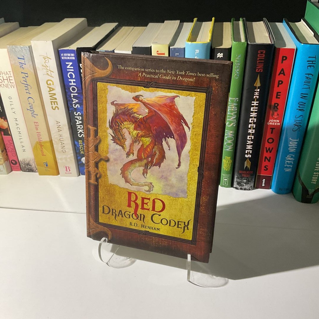 Dragon　D.　Hardcover　Henham,　by　R.　Codex　Edge)　(Deckle　Red　Pangobooks