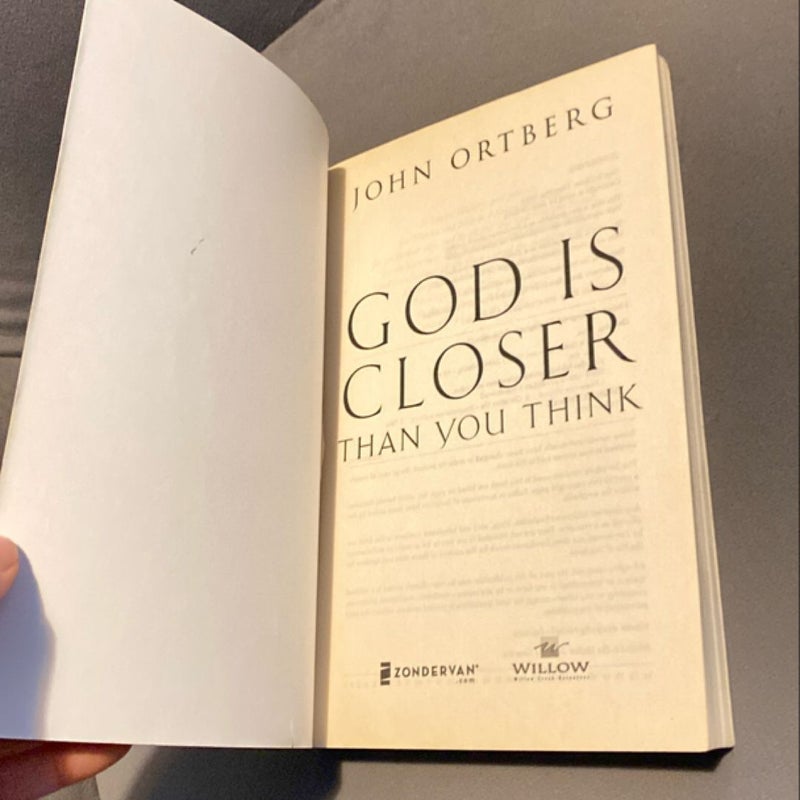God Is Closer Than You Think