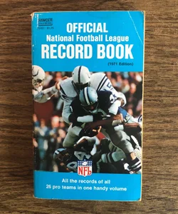 Official National Football League Record Book