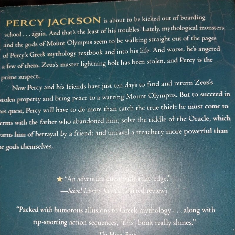 Percy Jackson and the Olympians, Book One the Lightning Thief (Percy Jackson and the Olympians, Book One)