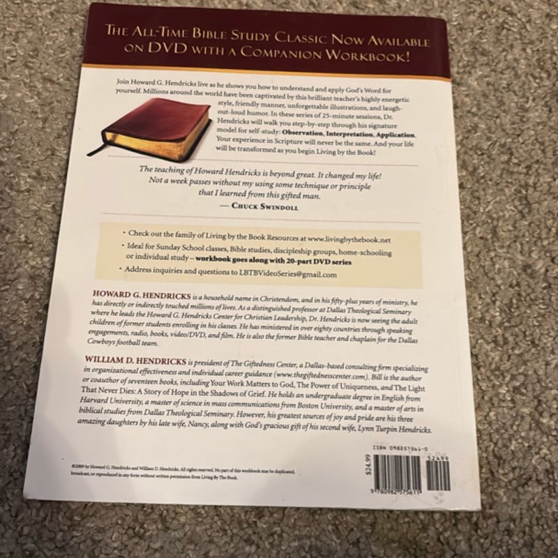 Living by the Book Video Series (20-part Workbook)
