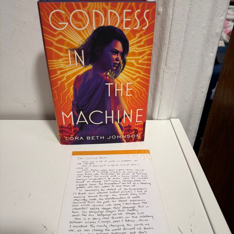Owlcrate Goddess in the Machine SIGNED