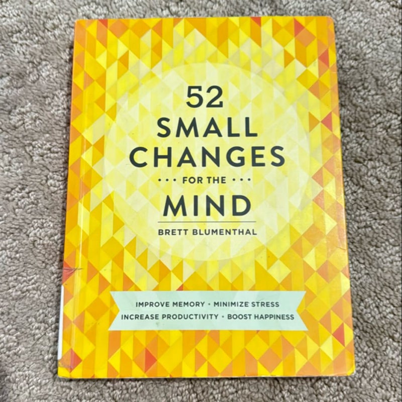 52 Small Changes for the Mind