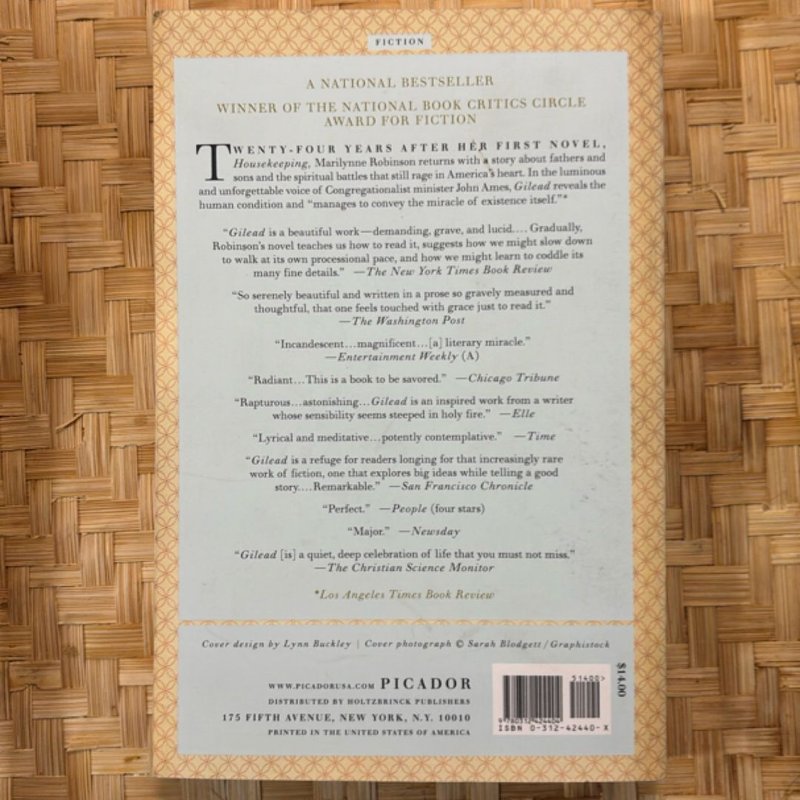 Gilead (Oprah's Book Club)