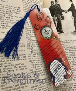 Sherlock Holmes Metal Bookmark Handmade