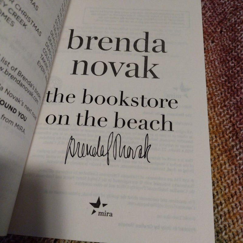 The Bookstore on the Beach SIGNED