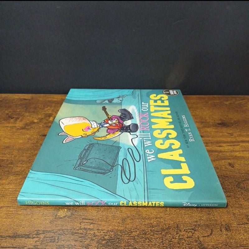 Disney We Will Rock Our Classmates SIGNED EDITION Hardcover Book