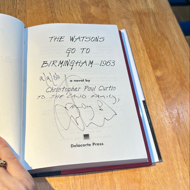 Signed, Award-Winning* The Watsons Go to Birmingham--1963