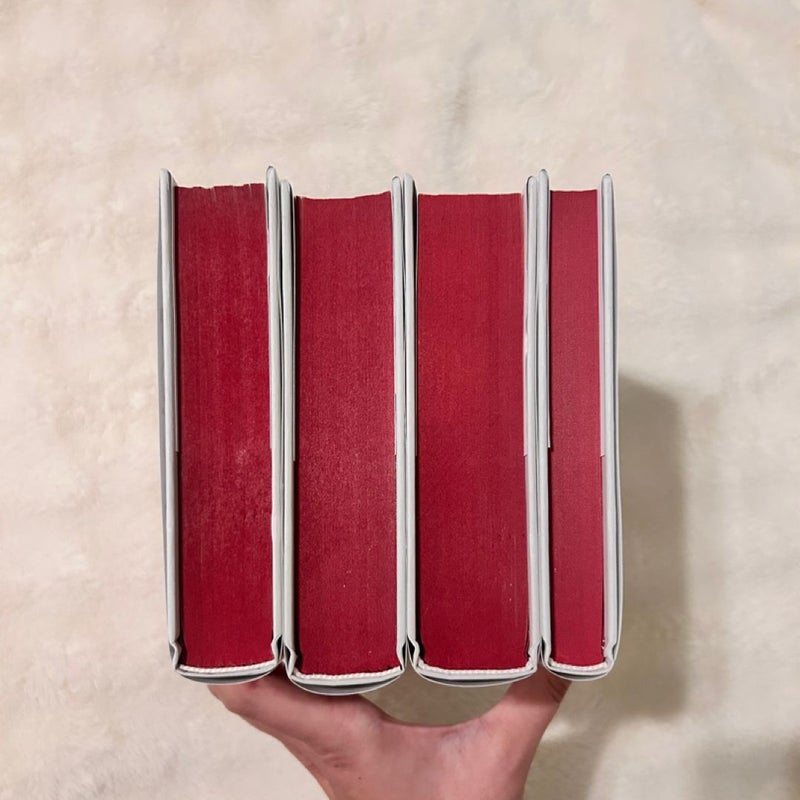 Caraval Holiday Box Set with Sprayed Edges