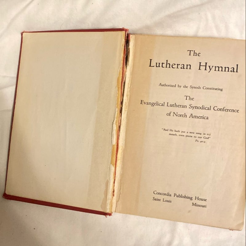 The Lutheran Hymnal