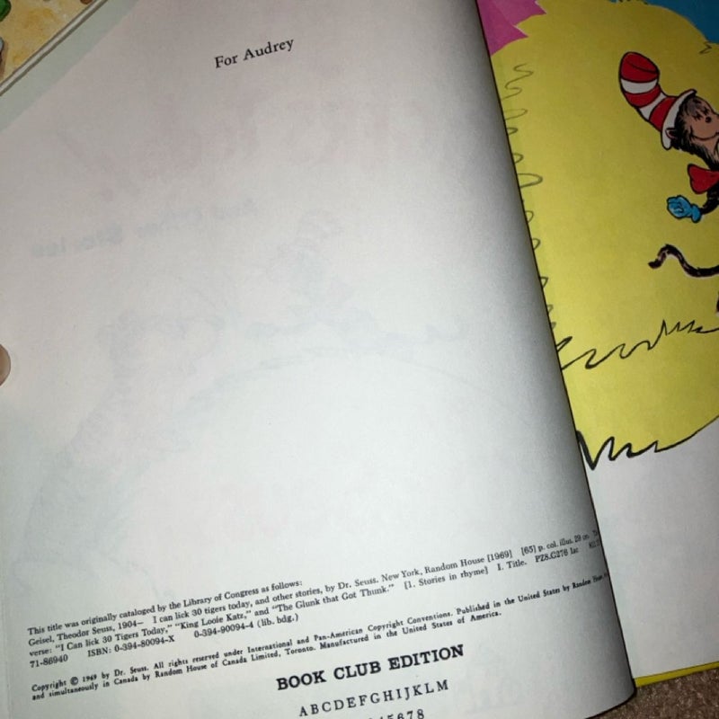 Vintage — I Can Lick 30 Tigers Today! And Other Stories