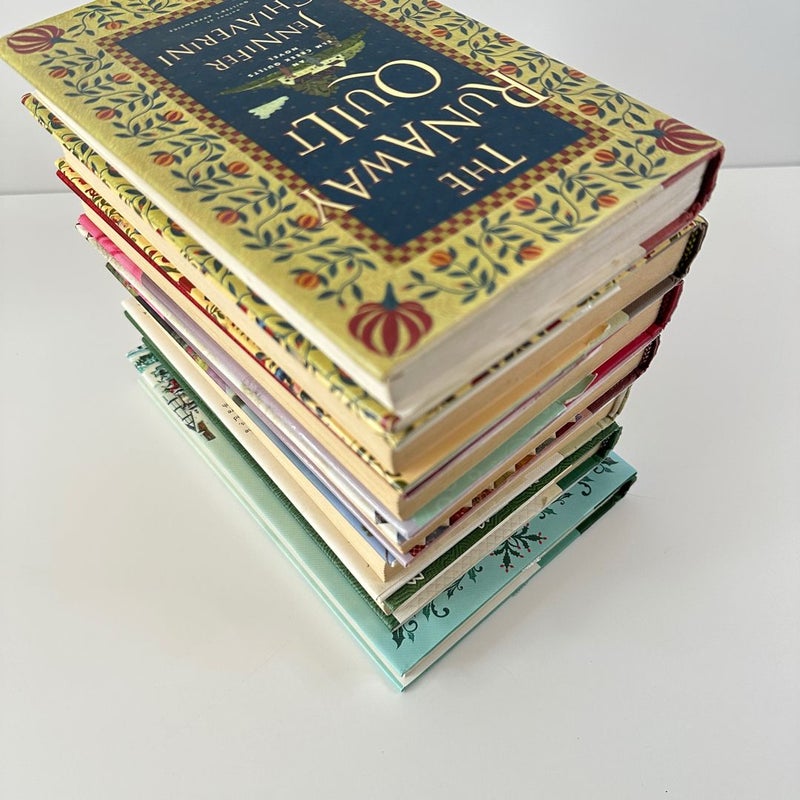 Elm Creek Quilts series book bundle, 7 books