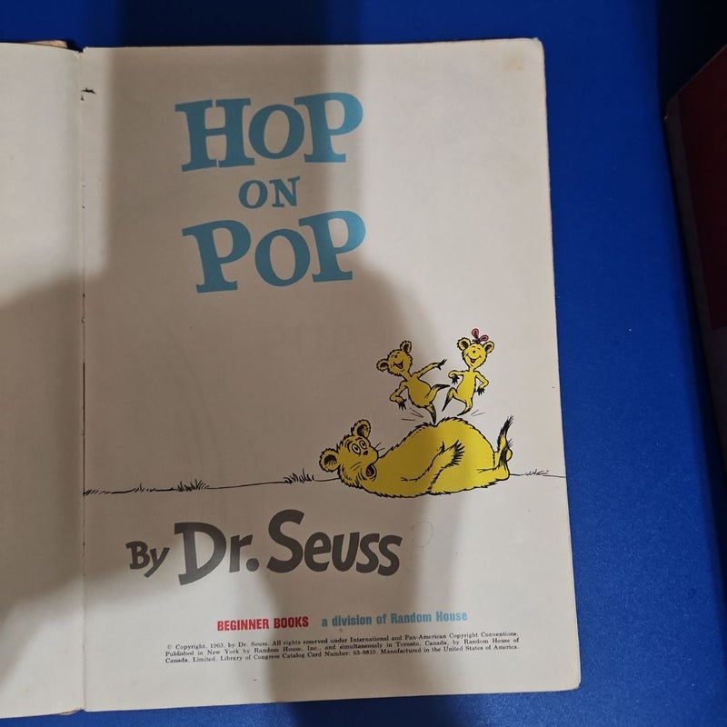 Dr. Seuss's HOP ON POP (Book Club Edition)