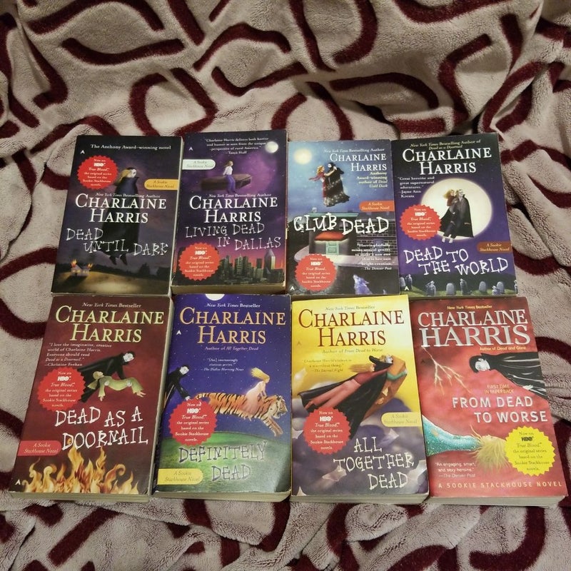 Dead until Dark, Sookie Stackhouse/True Blood, bundle set novels books 1-8