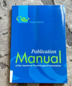Publication Manual of the American Psychological Association