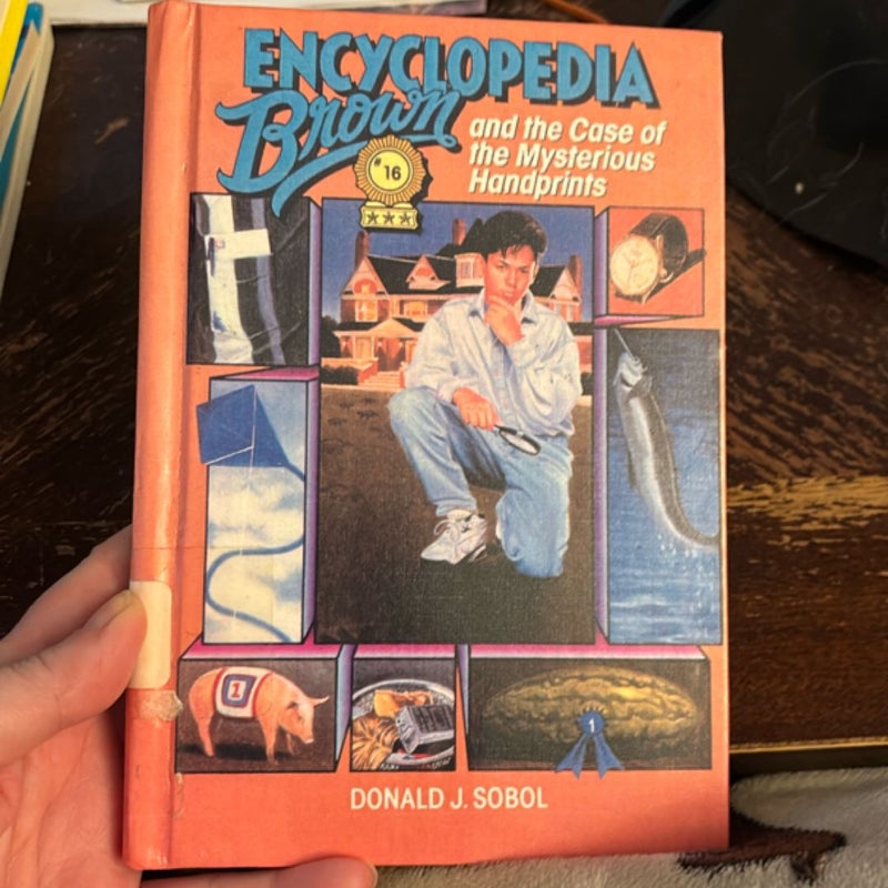 Encyclopedia Brown and the Case of the Mysterious Handprints