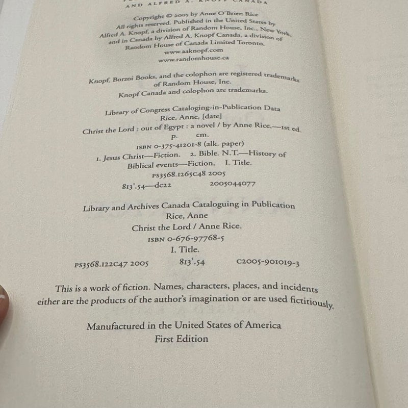 Christ the Lord (1st edition 1st printing)