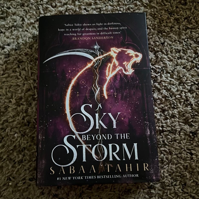 **SIGNED SPRAYED EDGES** A Sky Beyond the Storm