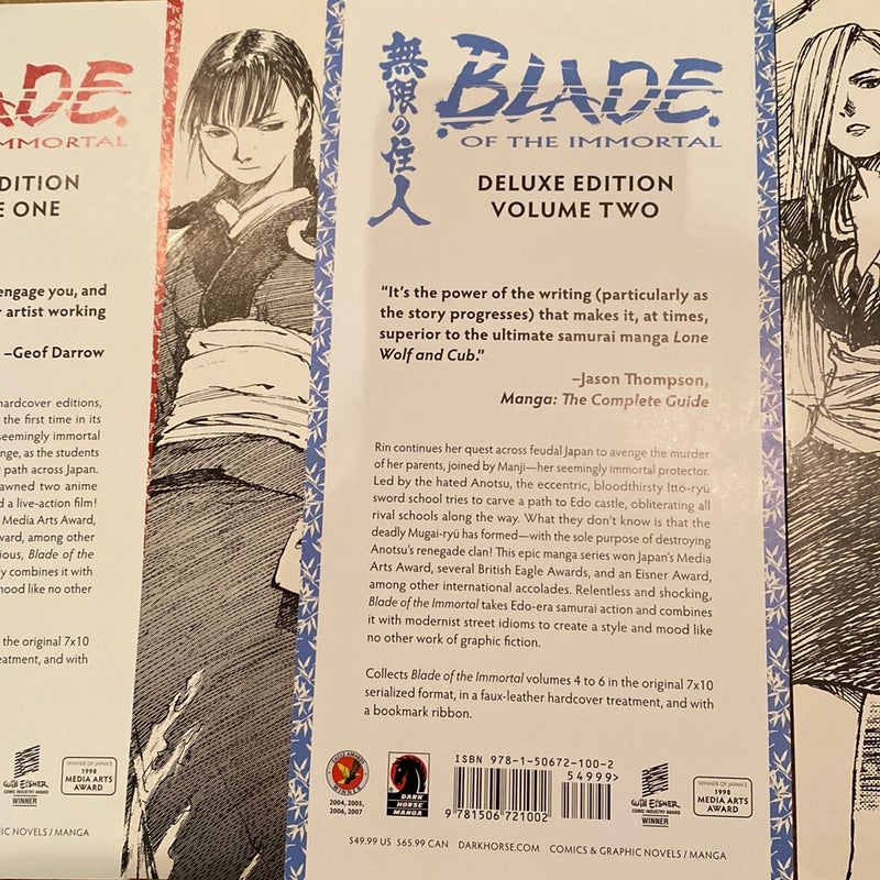 Blade of the Immortal Deluxe Volume 1-3