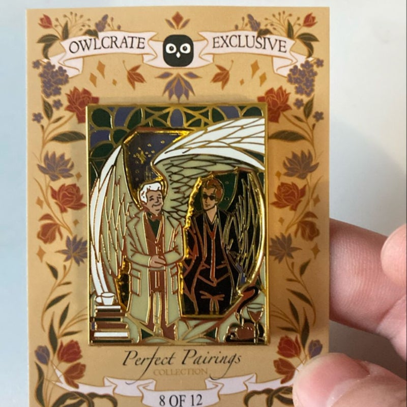 Good Omens Perfect Pairings pin