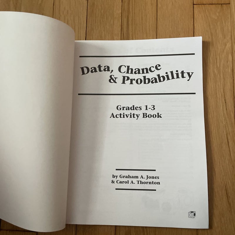 Data, Chance and Probability Activity Book