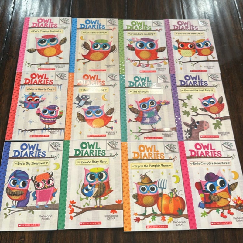 Owl Diaries books 1-12
