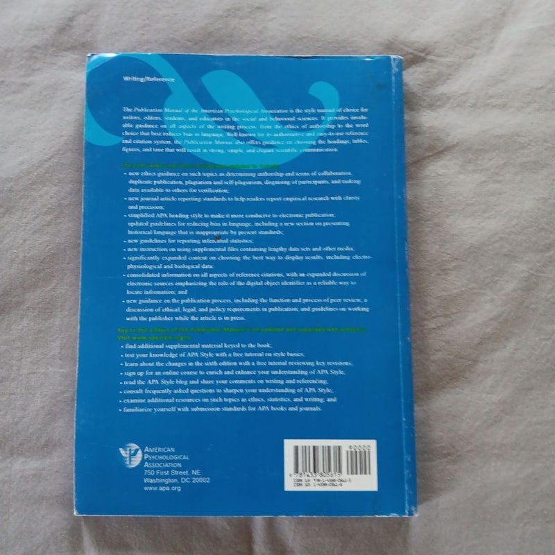 Publication Manual of the American Psychological Association