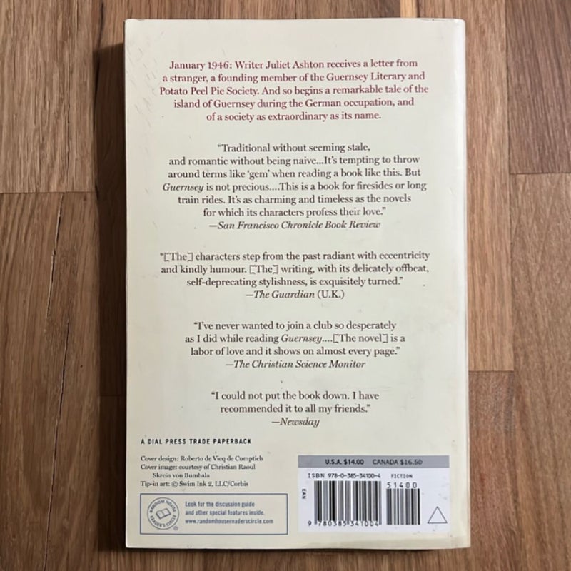 The Guernsey Literary and Potato Peel Pie Society