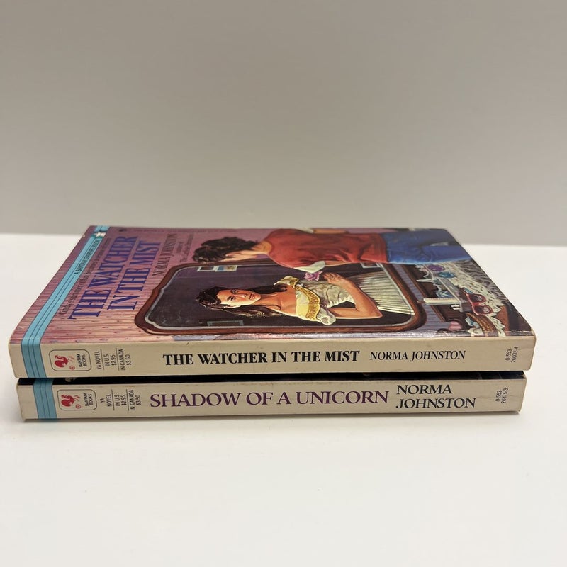 Norma Johnston Lot: The Watcher in the Mist & Shadow of A Unicorn