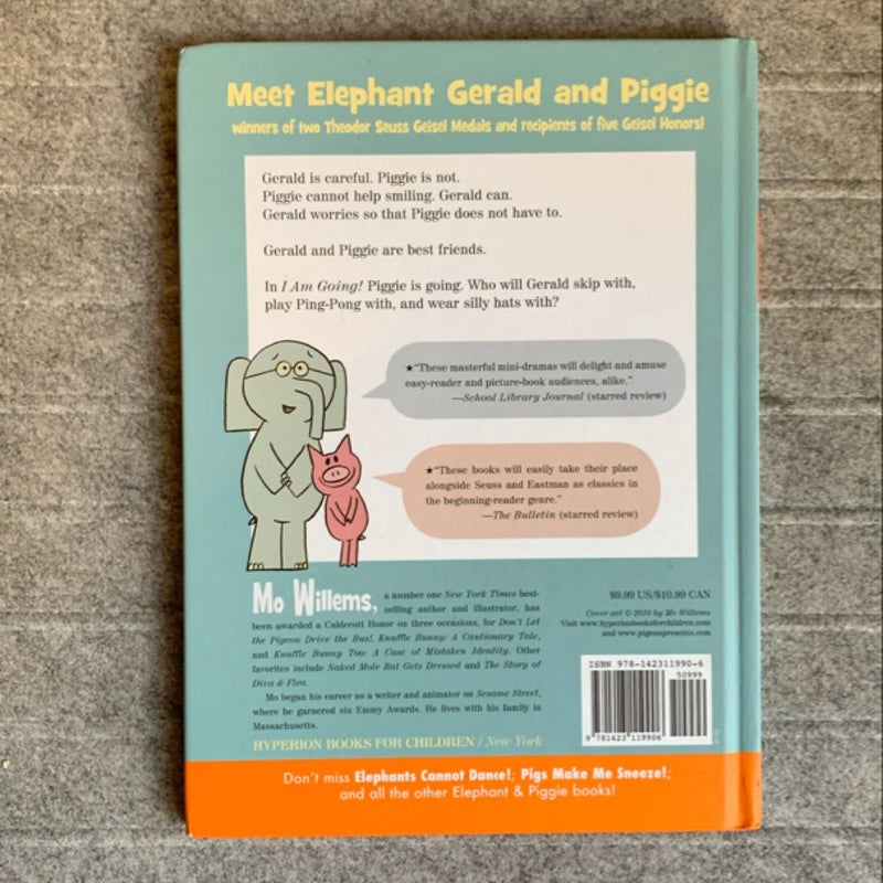 I Am Going! (an Elephant and Piggie Book)