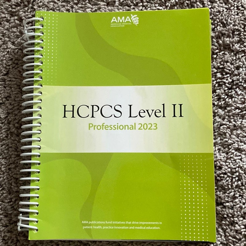 HCPCS 2023 Level II Professional Edition