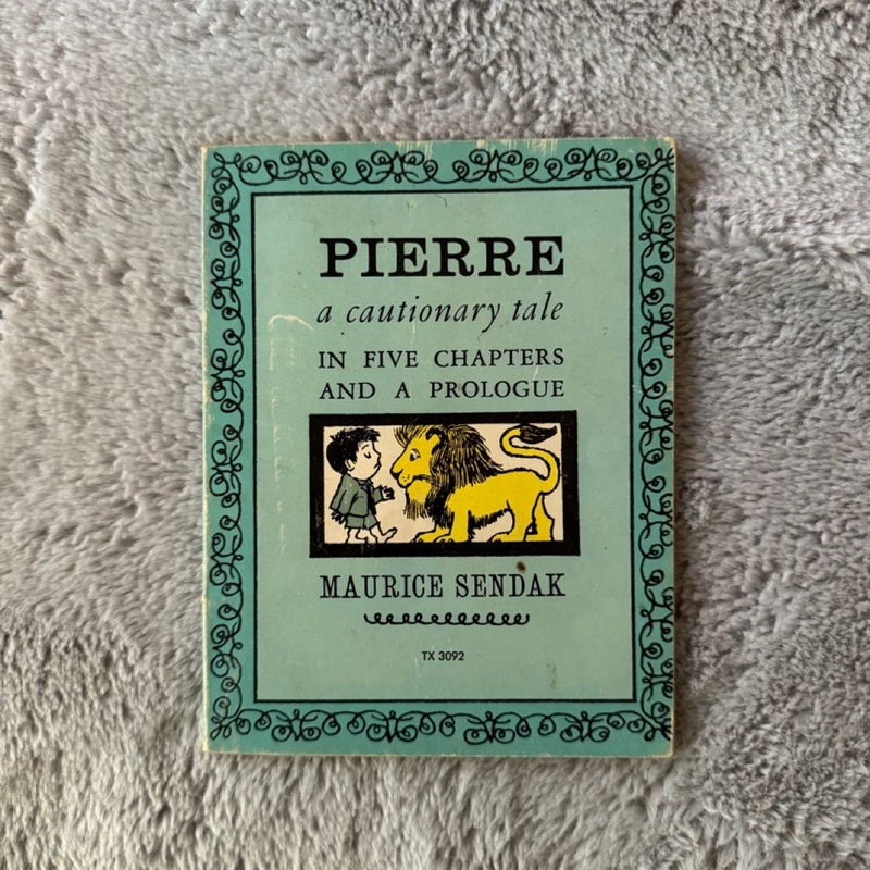 VINTAGE Pierre: A Cautionary Tale • 1st Printing