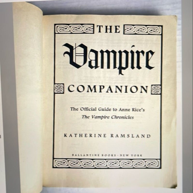 The Vampire Companion