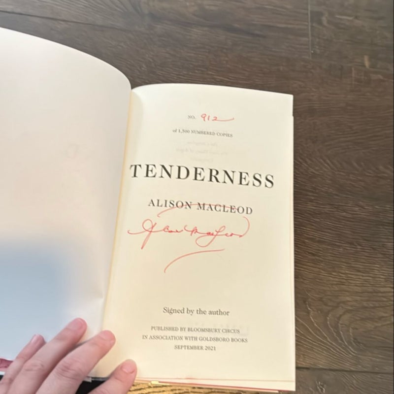 Tenderness Goldsboro Books Signed Numbered