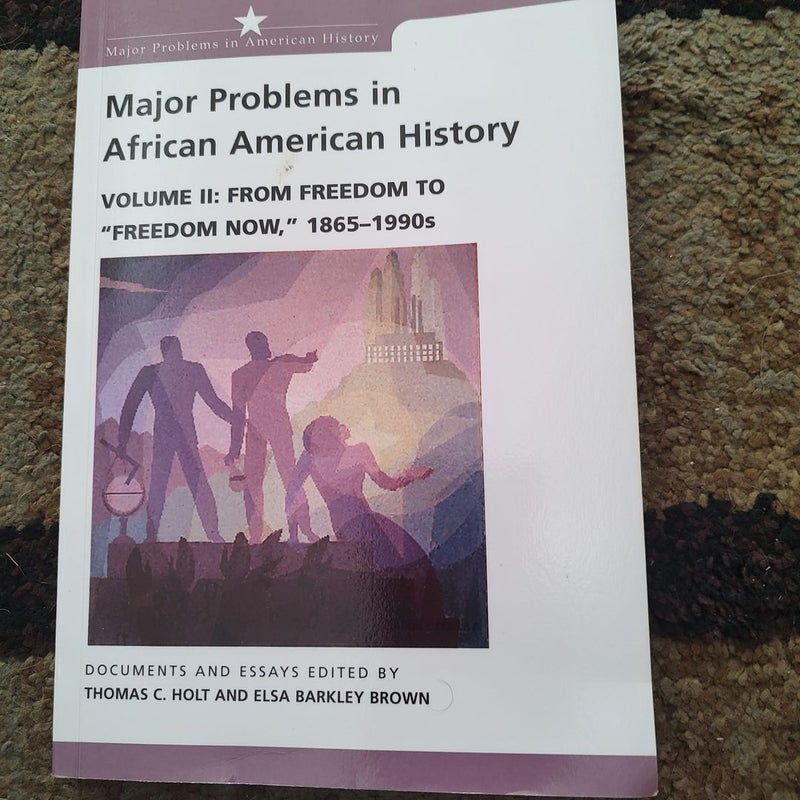 Major Problems in African American History