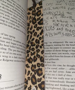 Cheetahs print bookmark