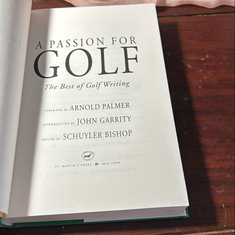 A Passion for Golf