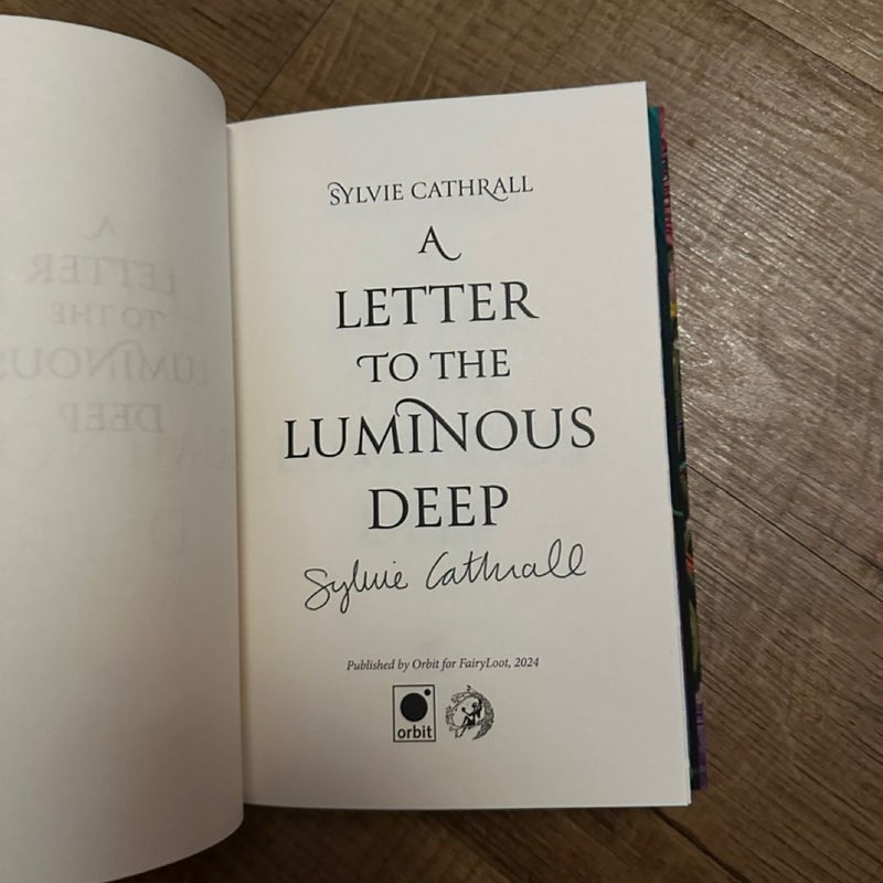 Fairyloot - A Letter to the Luminous Deep 