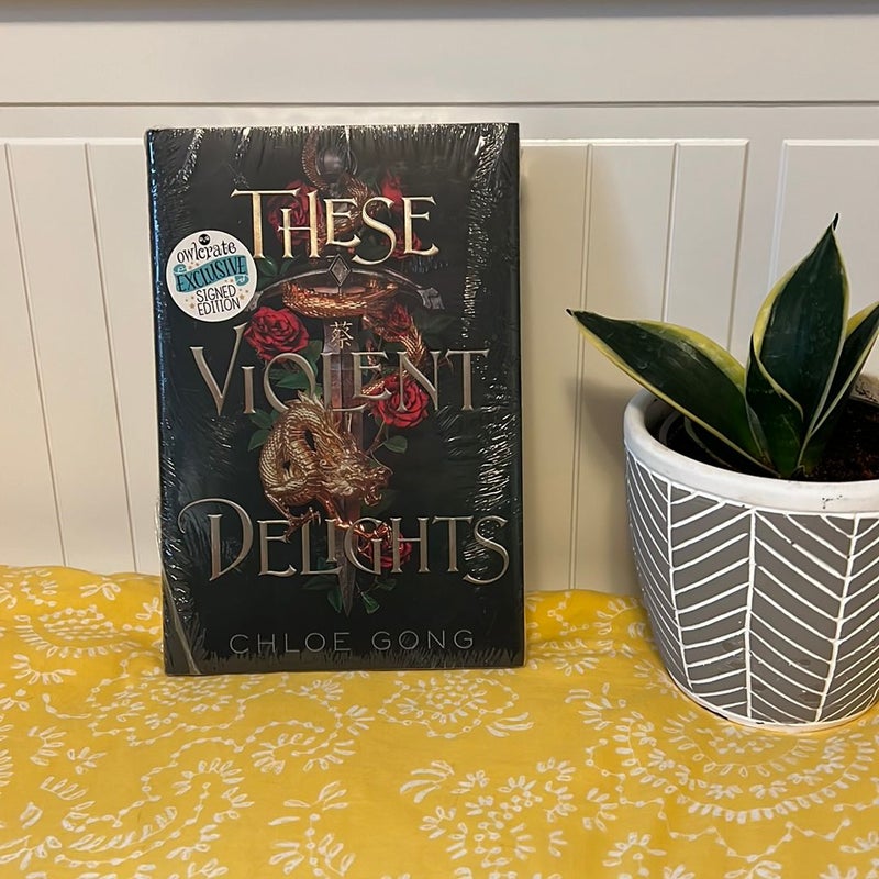 These Violent Delights - Owlcrate SIGNED