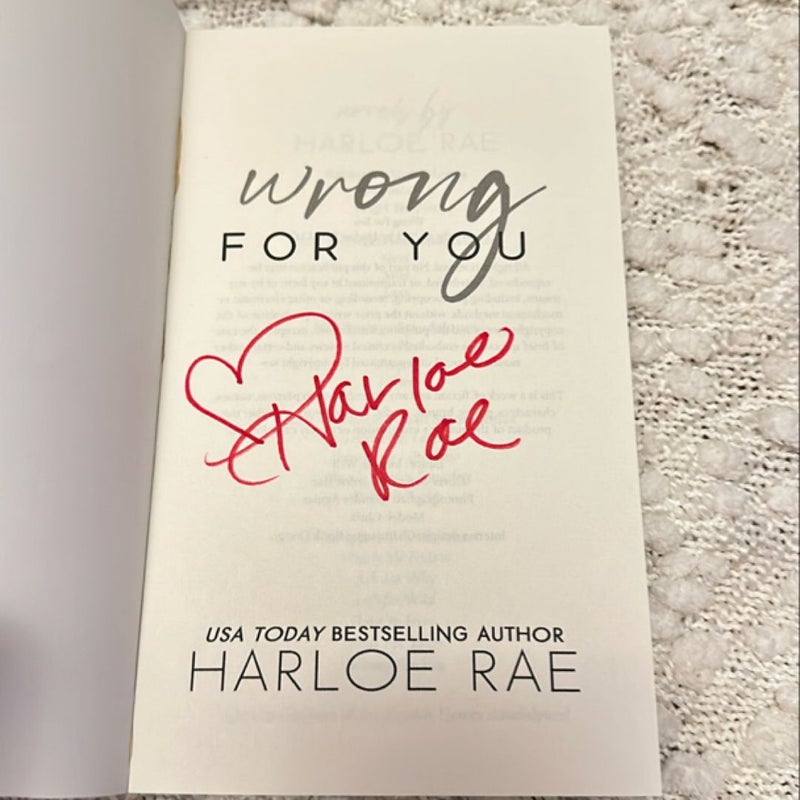 Wrong for You *SIGNED*