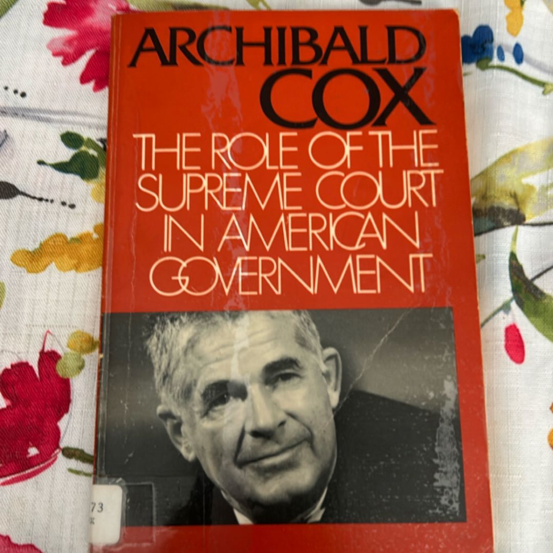 the role of the supreme court in american government 