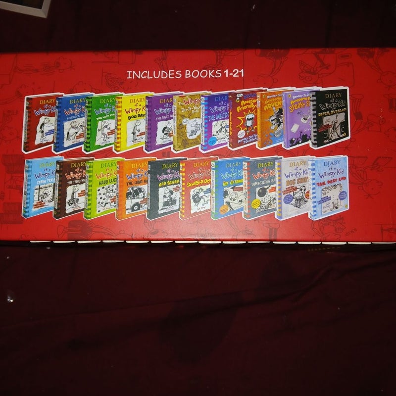 Diary of a Wimpy Kid Box of Books (1-14) (Export Edition)