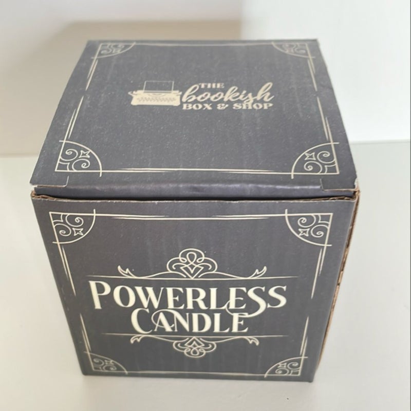 Powerless Bookish Box Candle 