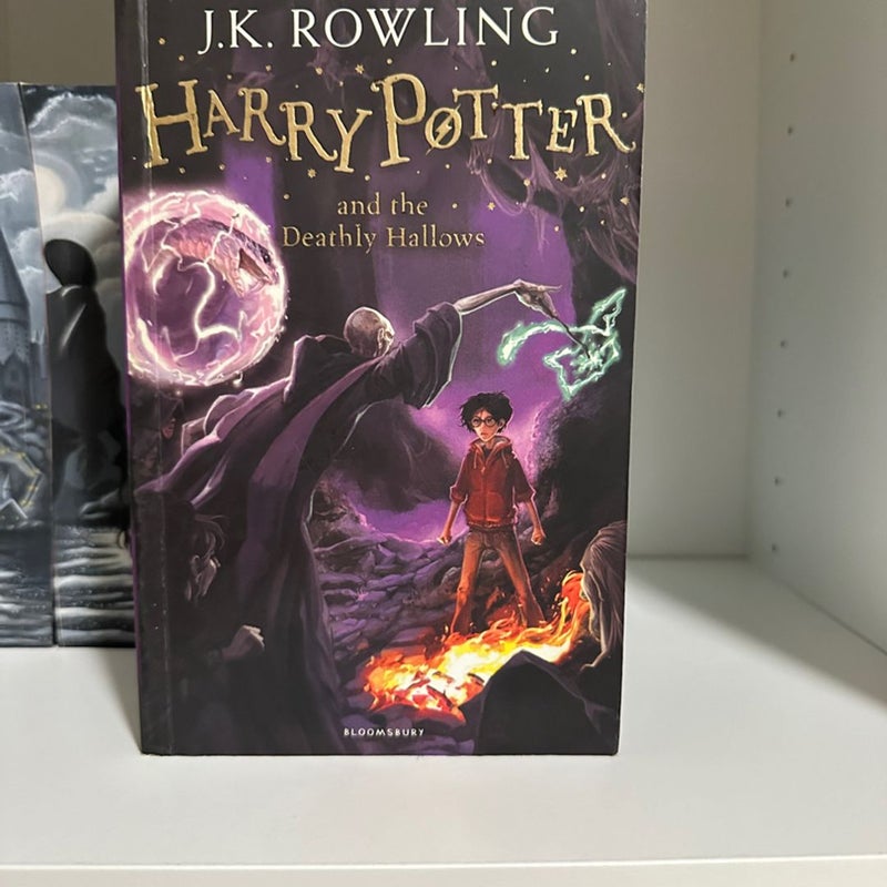 Harry Potter Bookset with custom painted edges